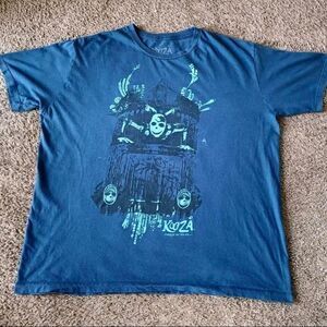 Cirque du Soleil Kooza blue cotton t-shirt Mens XL